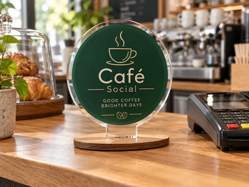 At home beside your counter. Product visualization.