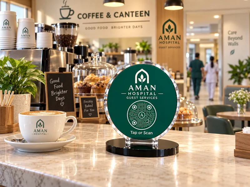 At home beside your counter. Product visualization.